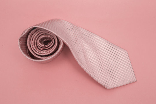 mens fashion pink tie