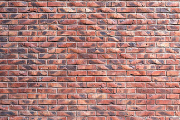 Naklejki  Kamienna ściana ze starej czerwonej cegły, tekstura