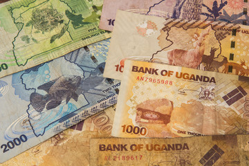 money Uganda background