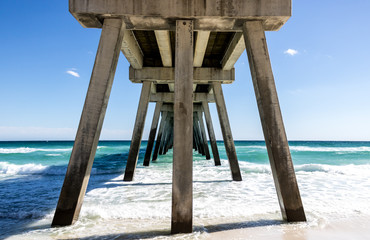 Emerald Water Beach Pier