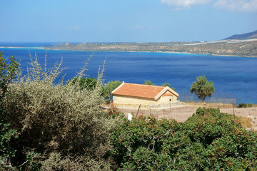 Ekklisia Agios Ioannis chapel, E4 European long distance hiking path, Crete, Greece