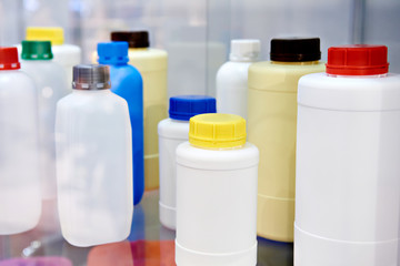 Plastic bottles for pharmacology and household chemical