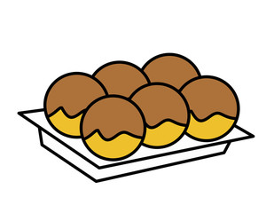 タコヤキ皿(色)