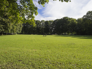 Parque en Oslo, vacaciones de verano 2017