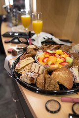 Tray of Fresh Fruit, Gourmet Catered Breakfast