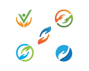 Hand Care Logo Template