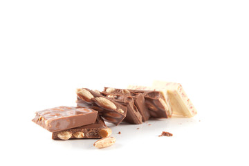 Black and white chocolate