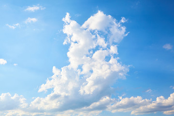 Blue sky with clouds