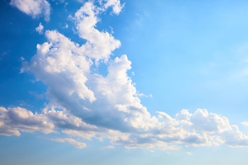 Blue sky with clouds