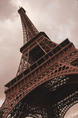 Eiffel tower from below