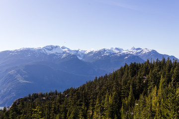 Fototapeta premium View from Stawamus Chief Provincial Park, Squamish, BC, Canada.