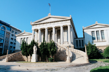 Fototapeta na wymiar National Library of Greece in Athens, Greece