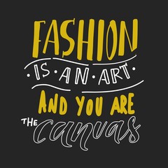 Fototapeta premium Hand lettering illustration for your design 
