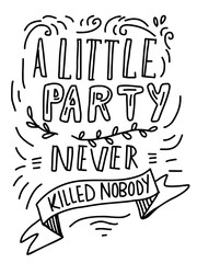 Hand lettering illustration for your design 