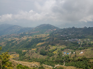 Fototapeta premium Mountain view at Nagarkot, Nepal