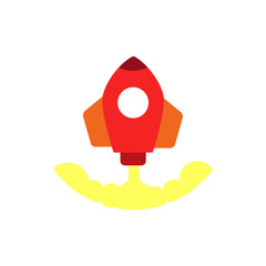 Rocket Business Strategy Logo Icon Design