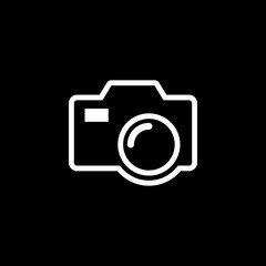 Photo camera vector icon