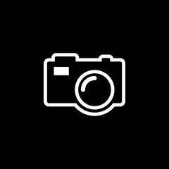 Photo camera vector icon