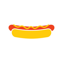 Hotdog Food Logo Icon Design