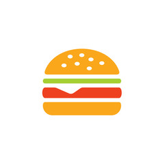 Burger Food Logo Icon Design