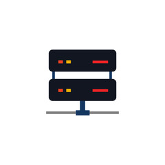 Server Hosting Logo Icon Design