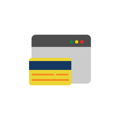 Fototapeta premium Online Payment Money Logo Icon Design