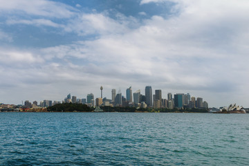 Fototapeta na wymiar sydney as seen from the harbour