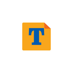 Fototapeta premium Paper System Support Logo Icon Design