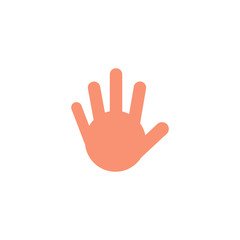 Fototapeta na wymiar Hand System Support Logo Icon Design