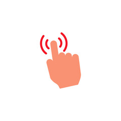 Touch System Support Logo Icon Design
