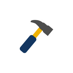 Hammer Tool Logo Icon Design