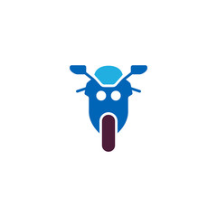 Motorcycle Transportation Logo Icon Design