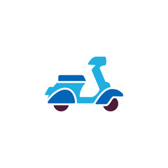 Scooter Transportation Logo Icon Design
