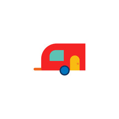 Van Travel And Transportation Logo Icon Design