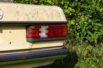 old weathered german famous brand car 2