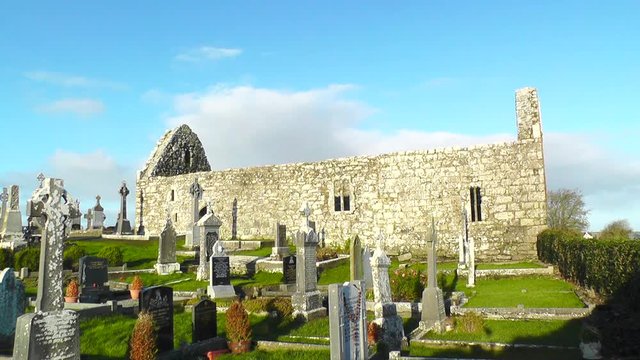 Killursa Church, near Headford in County Galway, Ireland, is thought to date from the 12th or 13th century. Remnants of a 7th century monastery are believed  to have been worked into the structure.