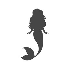 Mermaid icon, sirene logo