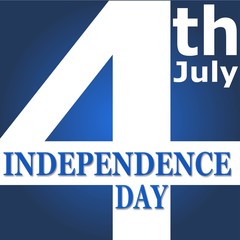 Happy 4th Of July USA Independence Day Header Or Banner Background.