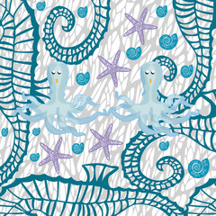 set icone- stile marino