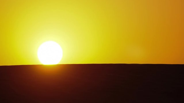 sunrise timelapse at thar desert, india