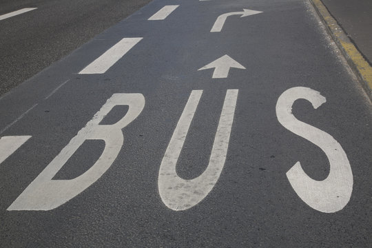 Bus Lane Sign, Copenhagen