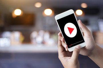 VIDEO MARKETING Audio Video  ,  market Interactive channels , Business Media Technology innovation Marketing technology concept