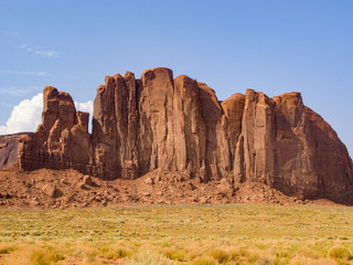 Fototapeta premium landscape with rock in Monument Valley