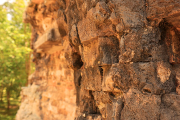 Wall of Sambor Prei Kuk, Cambodia