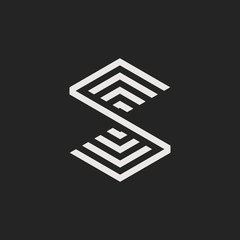 Vector Logo Letter S