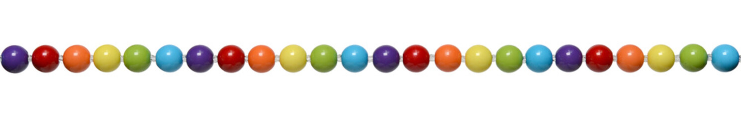 Colored bead isolated