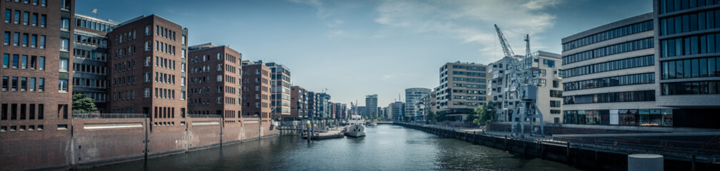Fototapeta na wymiar Hamburg - Panorama Hafencity