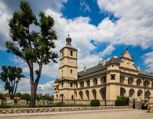Fototapeta na wymiar Cistercian abbey in Wachock, Swietokrzyskie, Poland