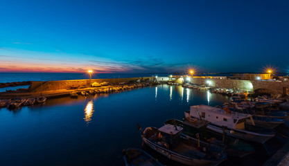 Evening Gallipoli Castle, Puglia,  Italy