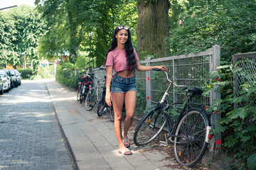 Fahrrad in der Stadt - Abstellplatz